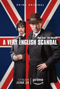 Moment image for Grant returns to TV in A Very English Scandal