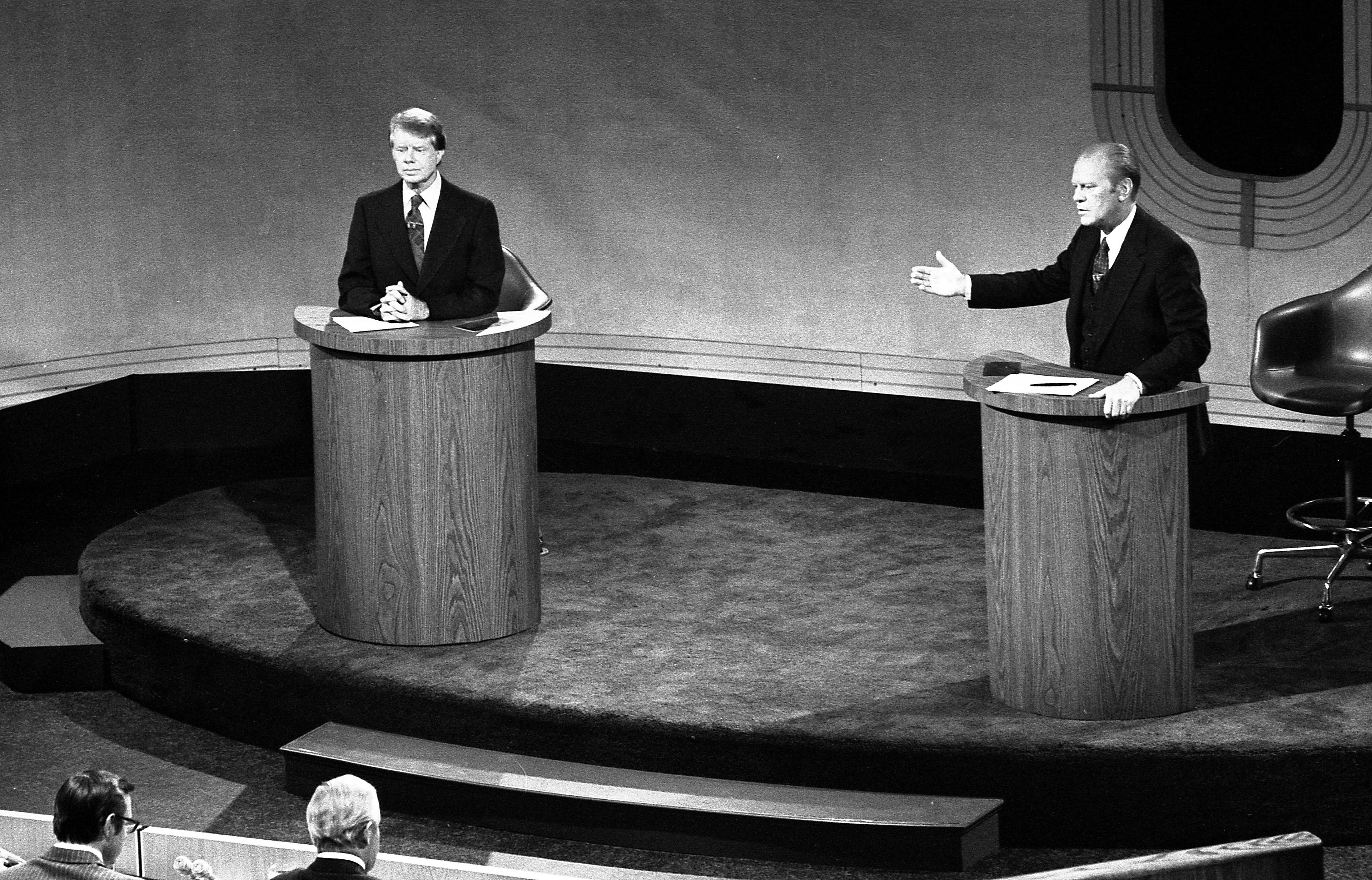 Moment image for Presidential Debate between Ford and Carter