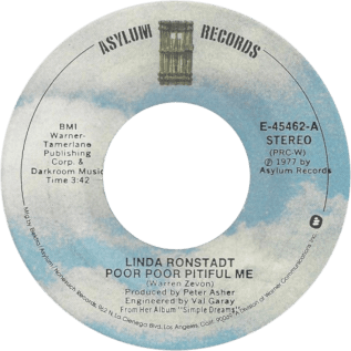 Moment image for Released single Poor Poor Pitiful Me with Bonnie Raitt