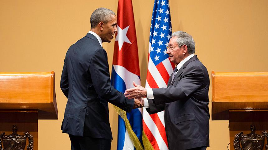 Moment image for Announced the normalization of relations with Cuba