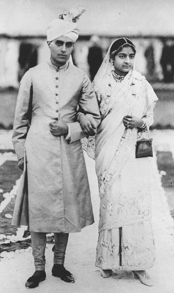 Moment image for Jawaharlal Nehru's Marriage to Kamala Kaul: A Union of Two Influential Families.