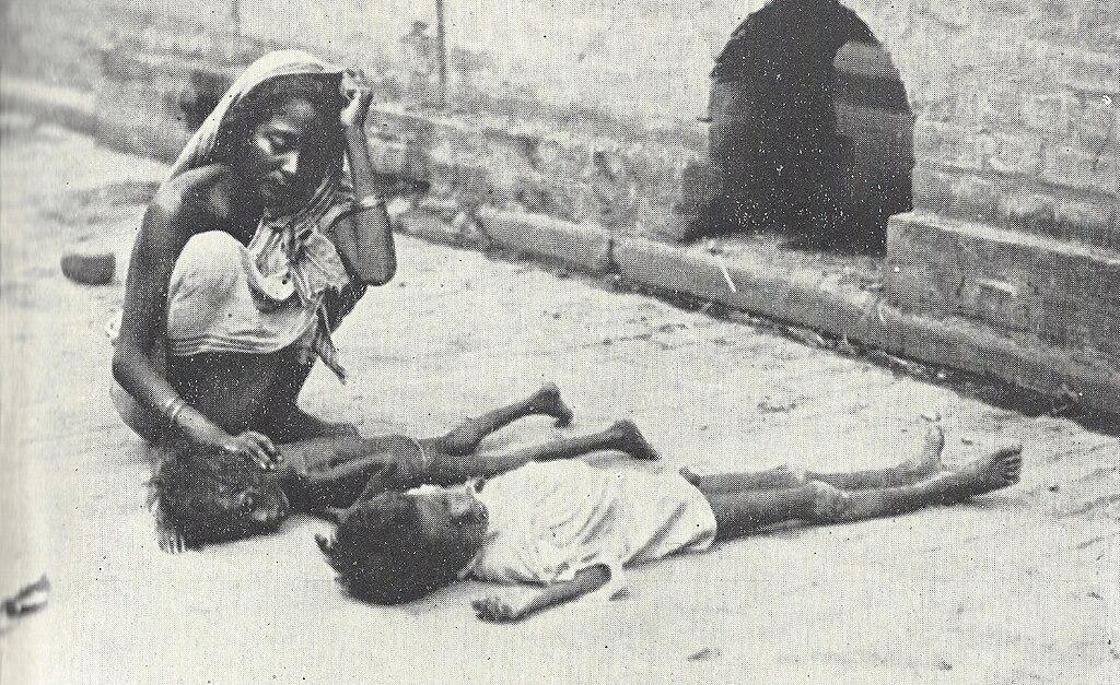 Moment image for Devastating Bengal Famine of the 1940s: Millions dead due to agricultural failures, wartime impacts, and governmental failures.