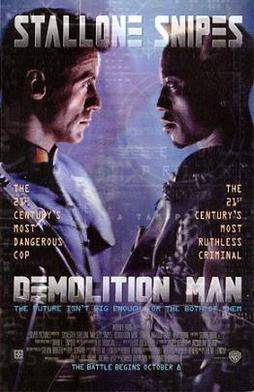 Moment image for Stallone stars in Demolition Man