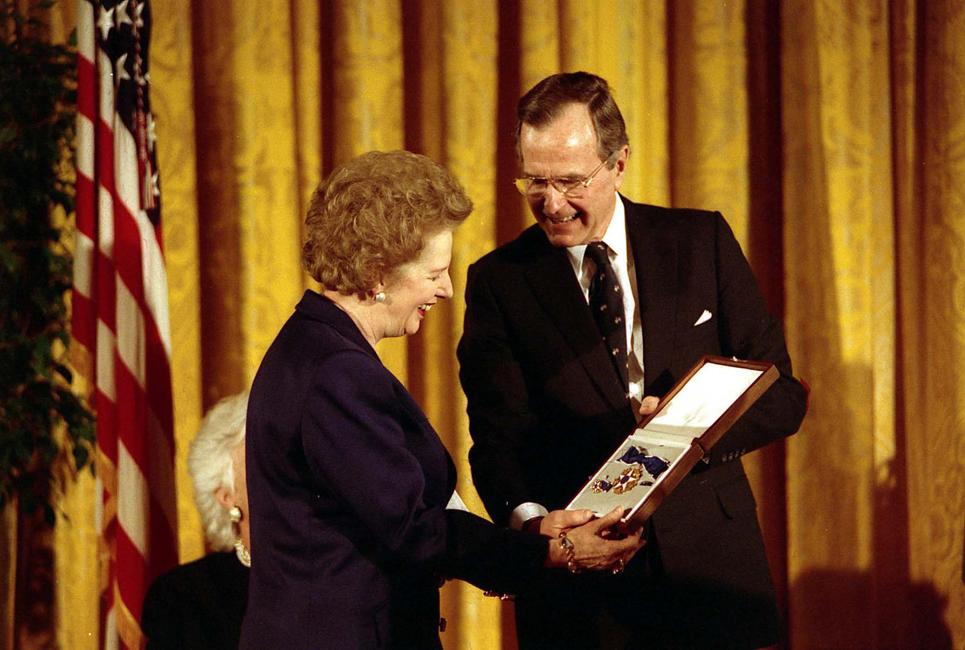 Moment image for Recipient of Ronald Reagan Freedom Award.