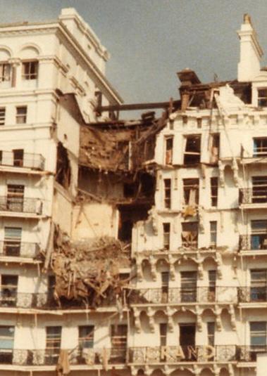 Moment image for Failed IRA Attempt to Assassinate Cabinet Members in Brighton Bombing