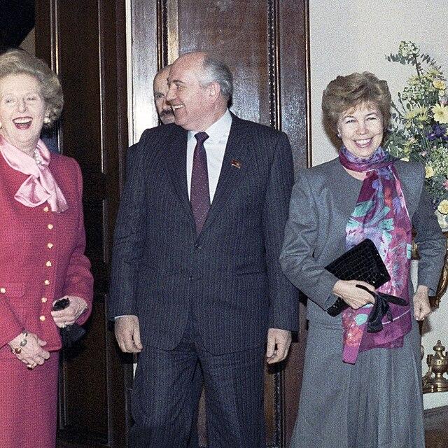 Moment image for Gorbachev visited Chequers: Margaret Thatcher described him as a man she could do business with