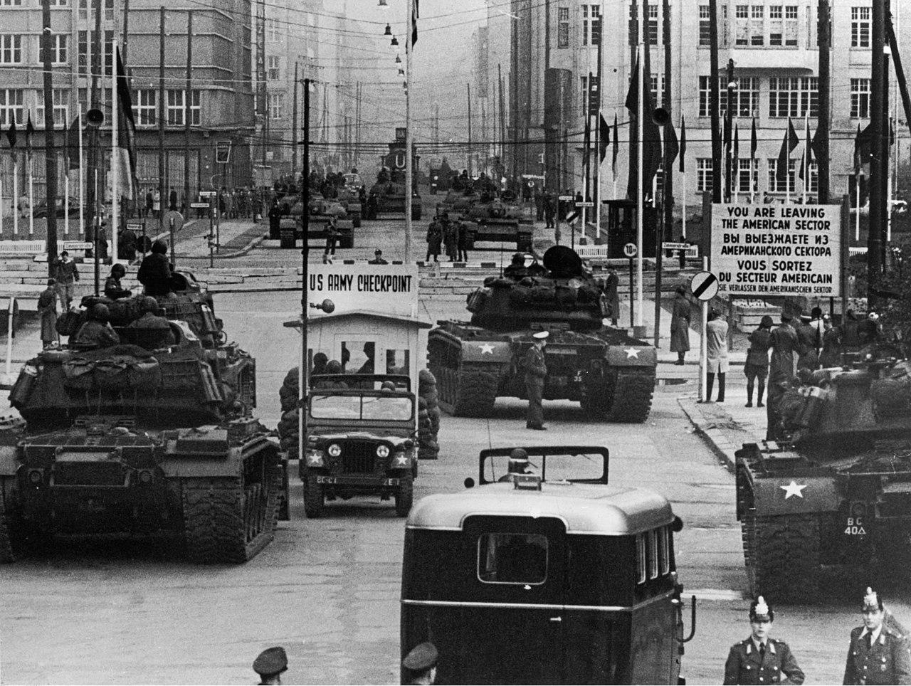 Moment image for Robert F. Kennedy Resolves Checkpoint Charlie Standoff During Cold War