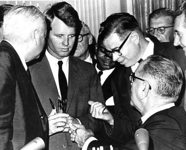 Moment image for Robert F. Kennedy's Compromise on Civil Rights Act Breaks Filibuster Deadlock