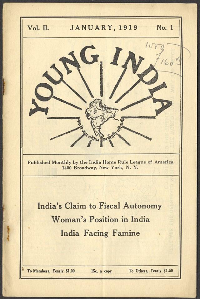 Moment image for Inaugural Publication of 'Young India'