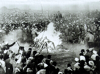 Moment image for Cremation by the Yamuna: Ramdas.