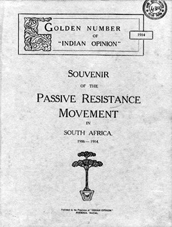 Moment image for Inaugural publication of 'Indian Opinion'.