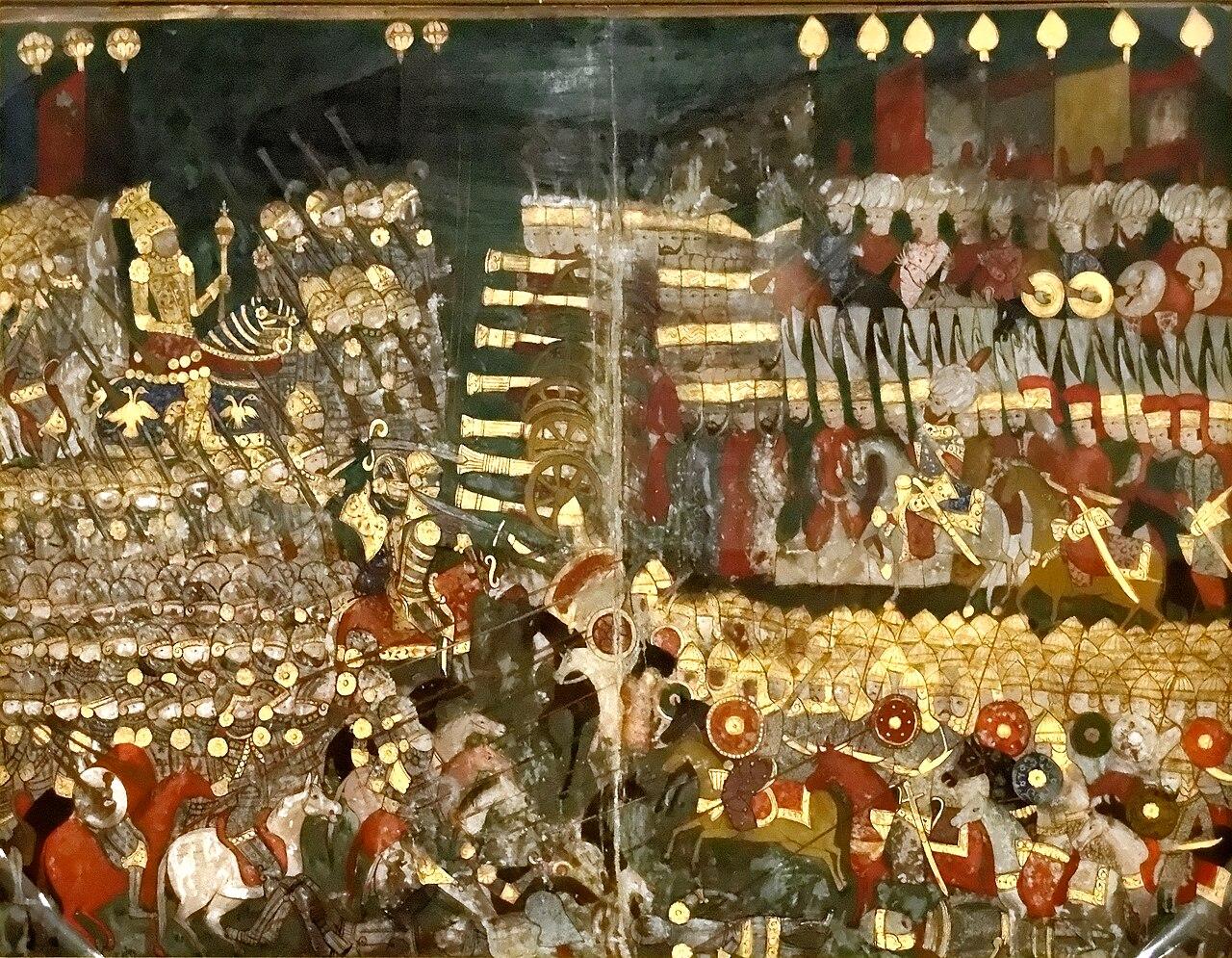 Moment image for Suleiman's Victory at Mohács: Ottoman Empire defeats Hungary, reshaping Central Europe.