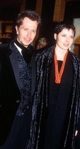 Oldman's Engagement with Isabella Rossellini