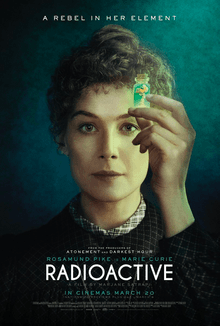 Moment image for Radioactive': Rosamund Pike portrays Marie Curie's groundbreaking work and challenges in STEM field.