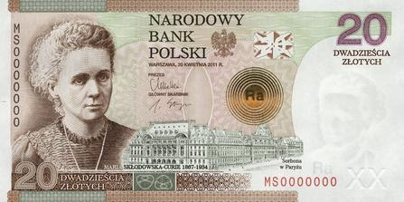 Moment image for Poland honors Marie Curie with commemorative banknote celebrating scientific legacy and achievements.