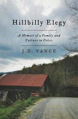 Moment image for Publishes memoir Hillbilly Elegy, which becomes a bestseller.