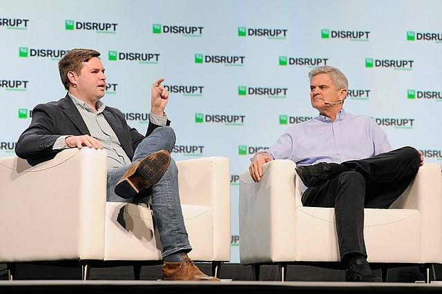 Moment image for JD Vance at 2018 TechCrunch Disrupt Conference