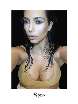 Moment image for A book on self-portrait photography by Kim Kardashian.