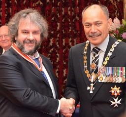 Knighted by Governor-General of New Zealand