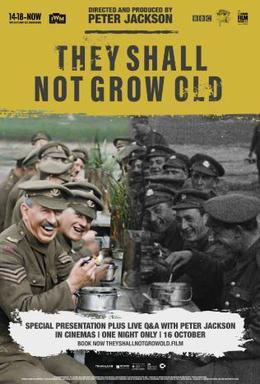 Moment image for They Shall Not Grow Old released