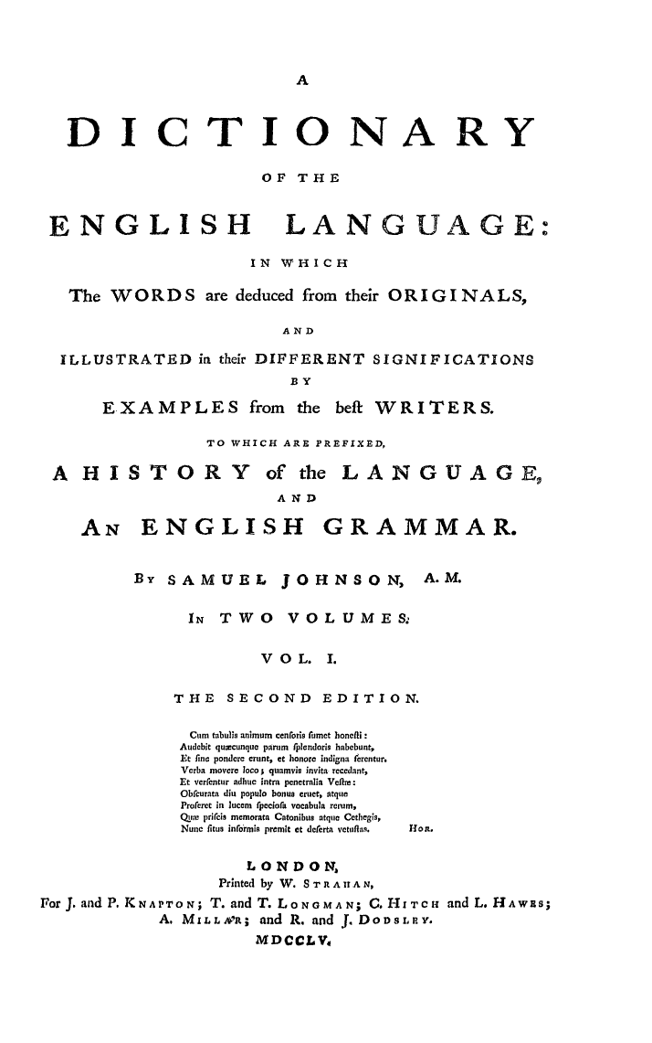 Moment image for Samuel Johnson's Shakespeare-influenced dictionary shaped modern English language standards.