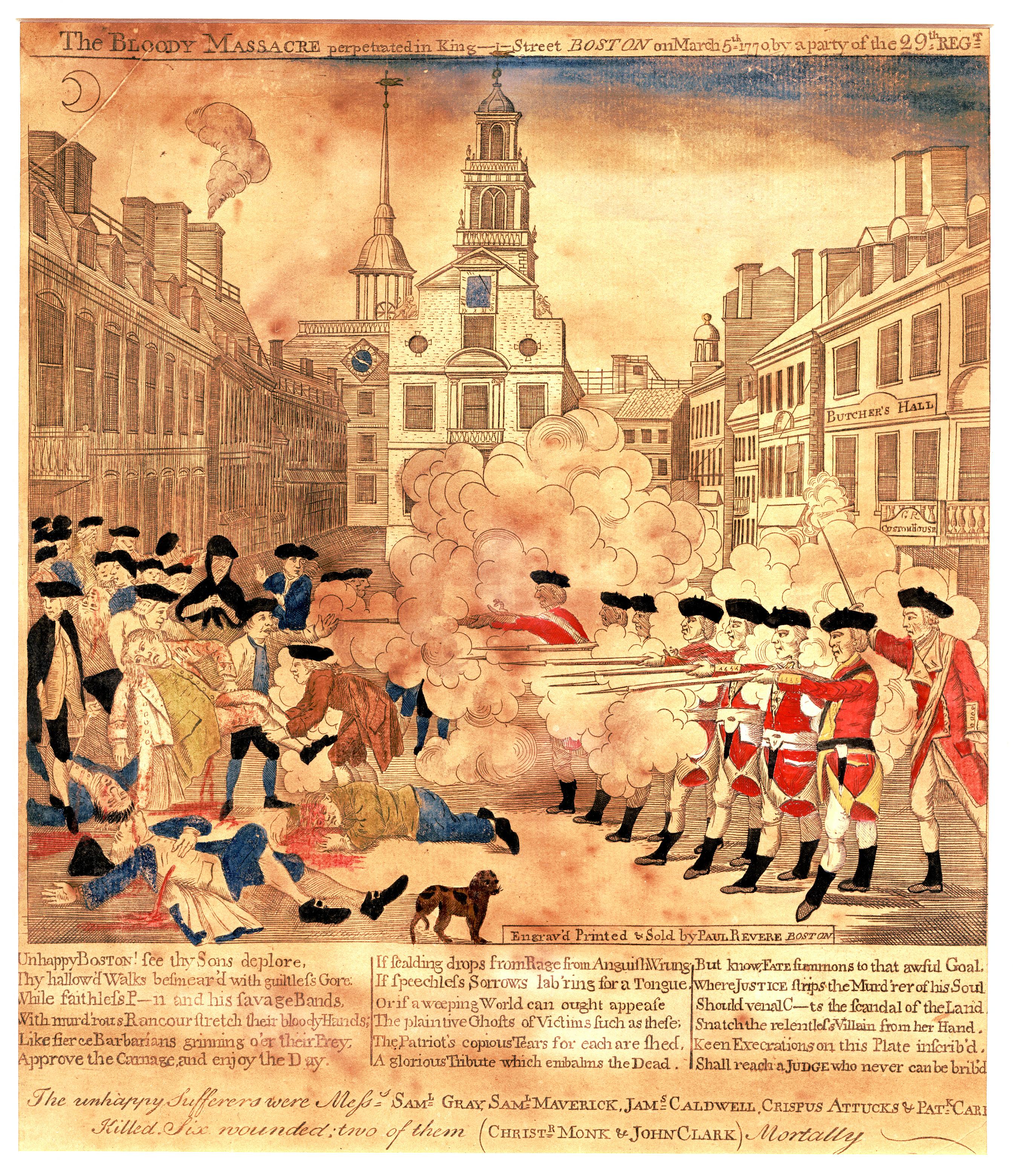 Moment image for Boston Massacre: Deadly confrontation sparks anti-British sentiment, John Adams defends soldiers for fair trial.