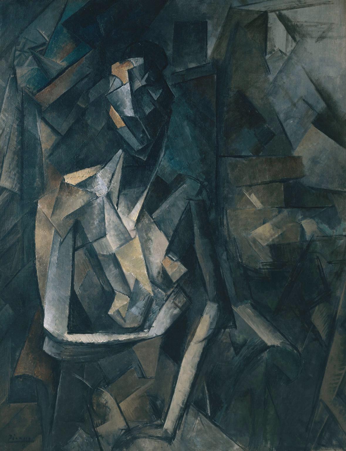 Moment image for Pablo Picasso's "Seated Nude" at Tate Modern: Influence of Cubism on Modern Art