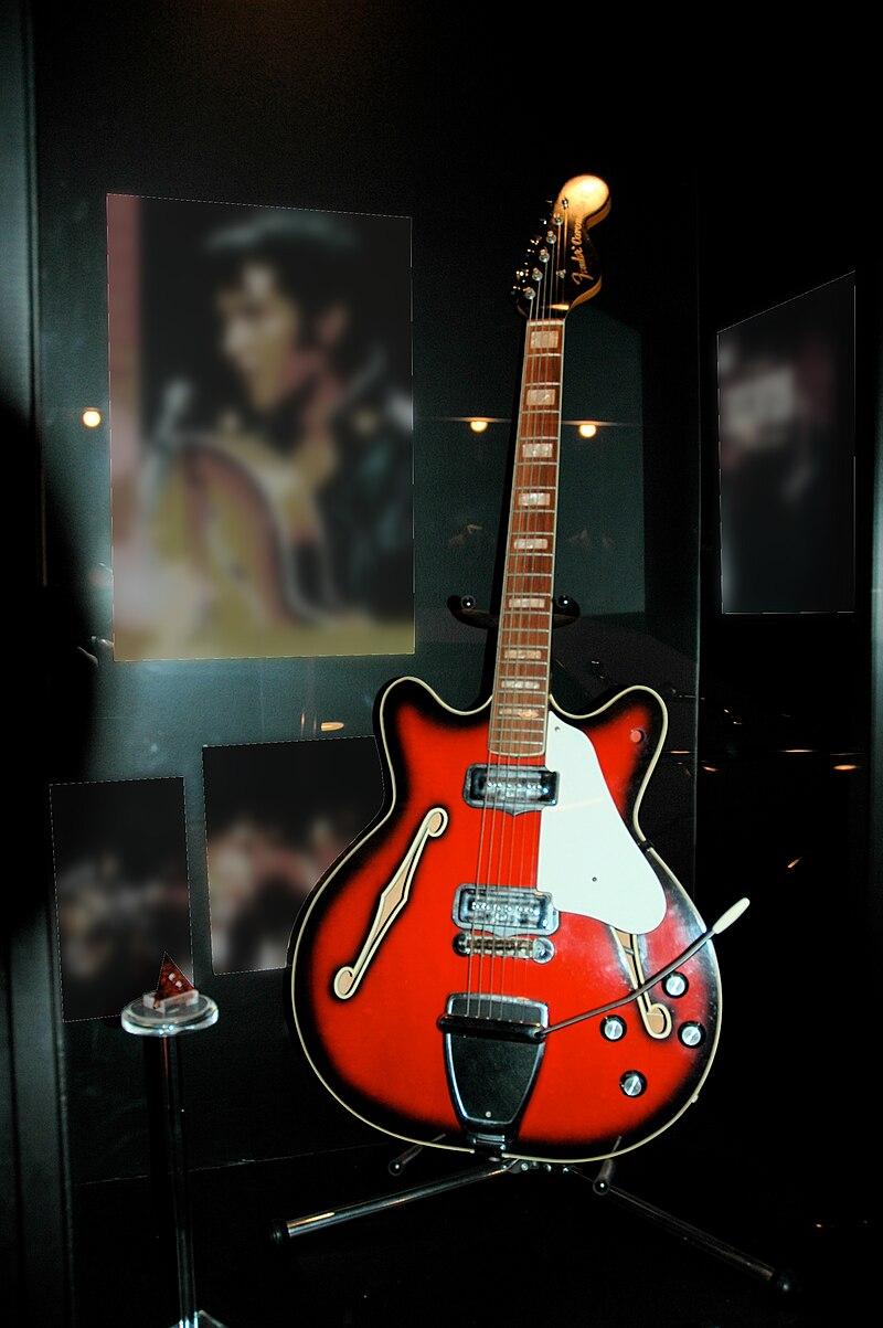 Moment image for An iconic guitar from Elvis Presley's Comeback Special is up for auction