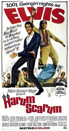 Moment image for Elvis Presley released the soundtrack album 'Harum Scarum'