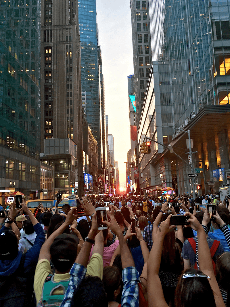 Moment image for Coined the Term 'Manhattanhenge'