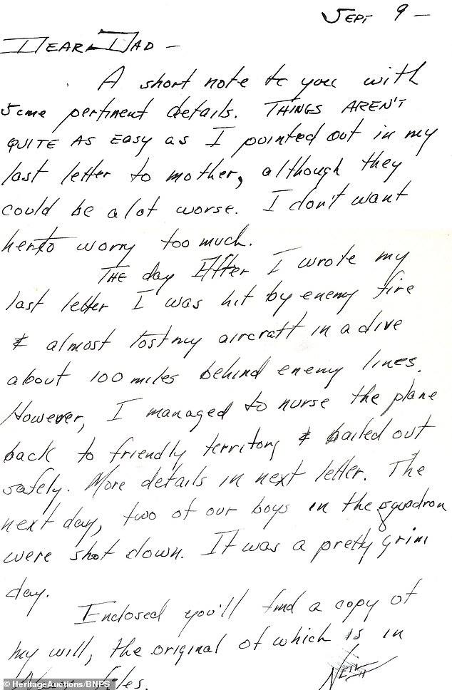 Moment image for Neil Armstrong’s September 9, 1951, Letter to His Father – A Moment of Survival in the Korean War