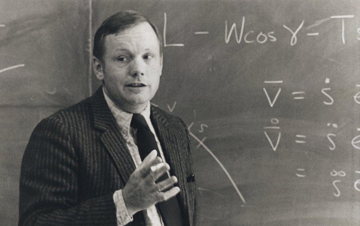 Moment image for Neil Armstrong Became Aerospace Professor At University Of Cincinnati In 1971