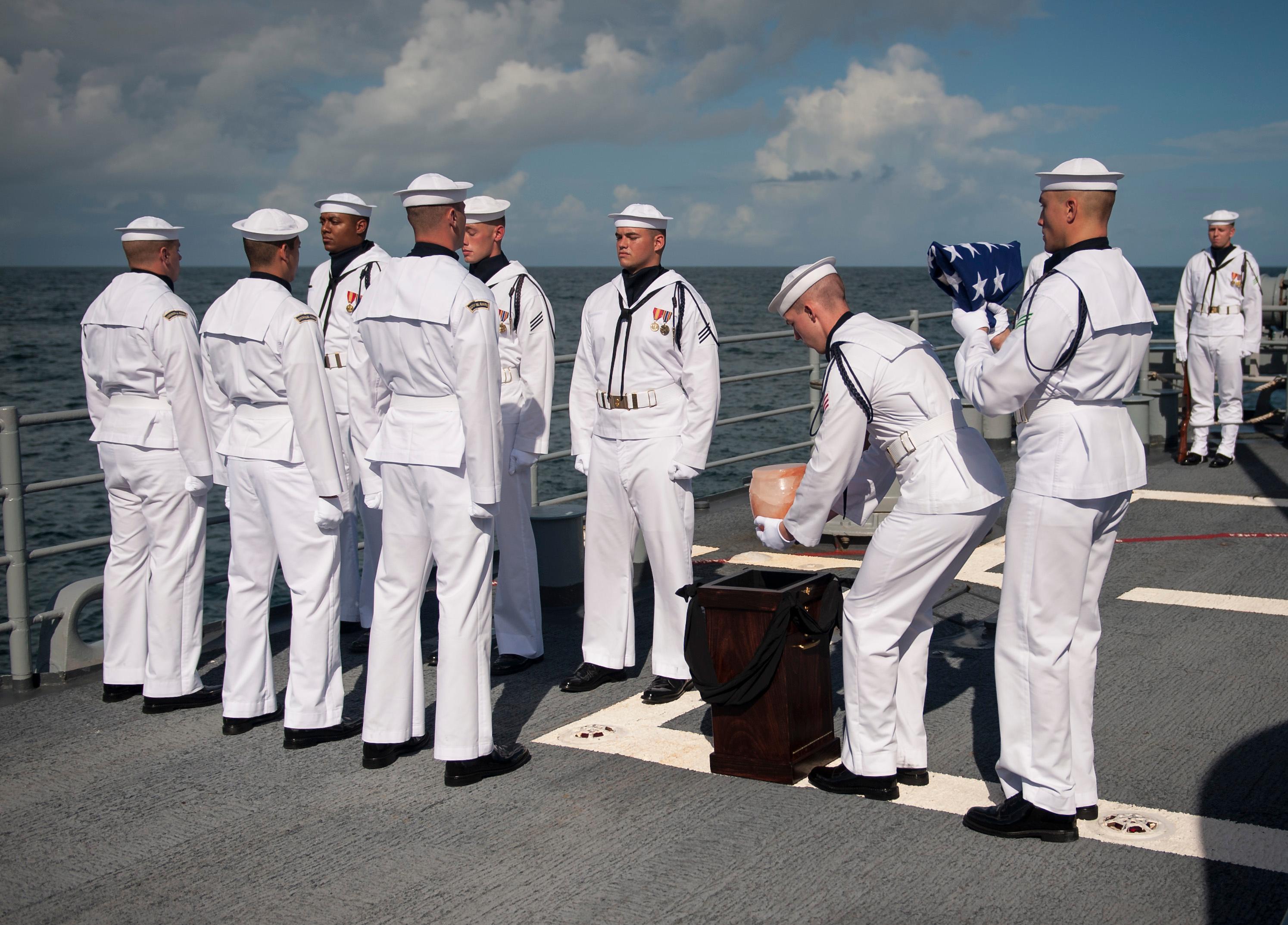 Moment image for Neil Armstrong's Burial at Sea Honoring a Space Pioneer