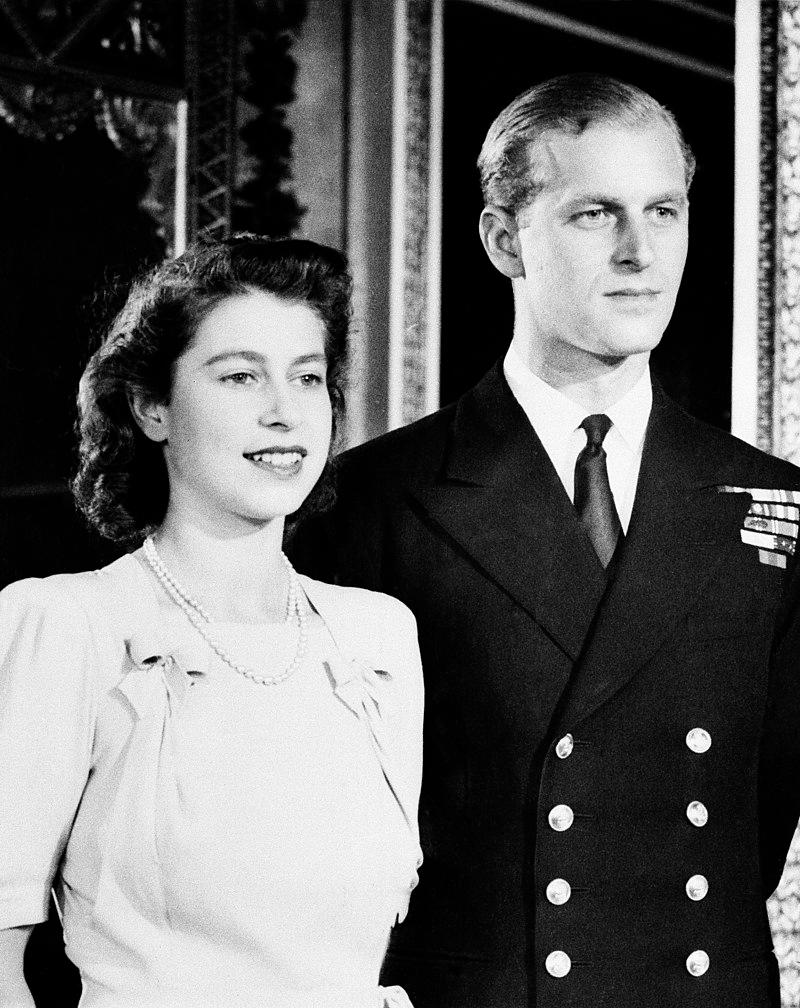 Moment image for Royal engagement announcement: Lieutenant Philip Mountbatten and Princess tied the knot.