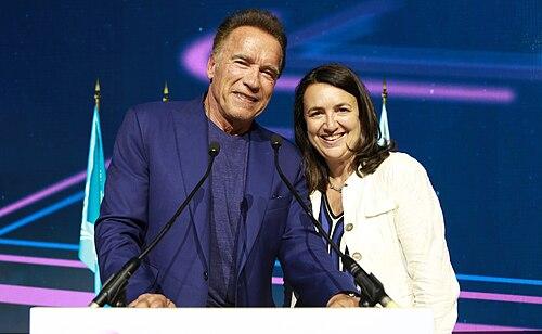Moment image for Schwarzenegger launches Austrian World Summit