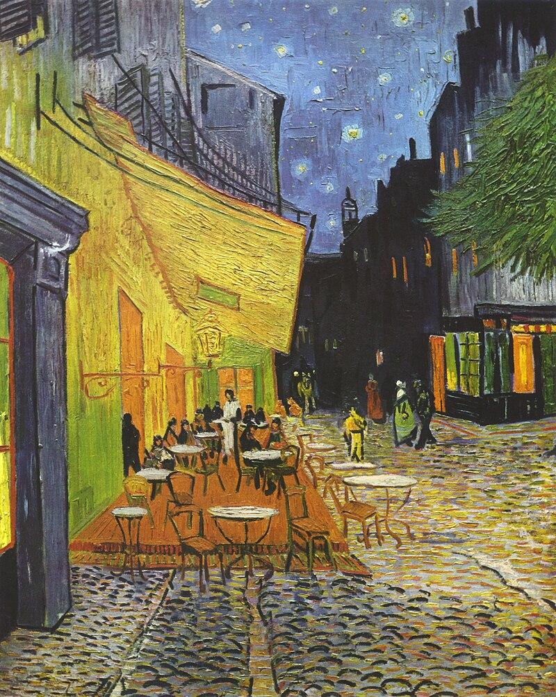Moment image for Van Gogh's Nighttime Masterpieces: Café Terrace and Starry Night.