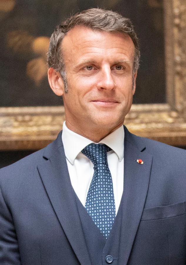 Moment image for Macron becomes Grand Master of National Order
