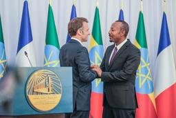 Macron welcomes Ethiopian PM Abiy Ahmed