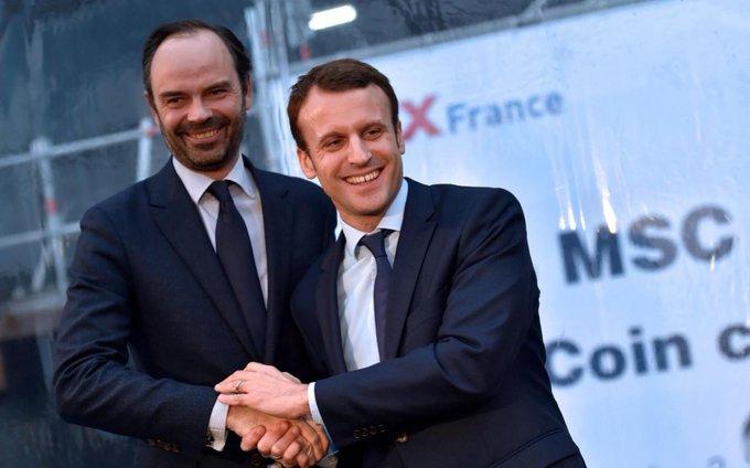 Moment image for Macron Appointed Édouard Philippe as Prime Minister