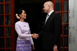 William Hague's Meeting with Aung San Suu Kyi