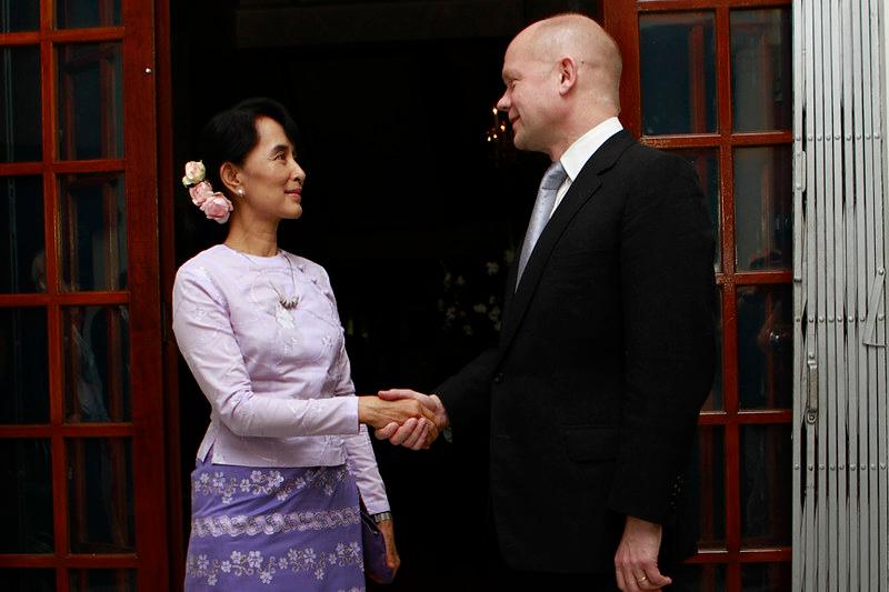 Moment image for William Hague's Meeting with Aung San Suu Kyi