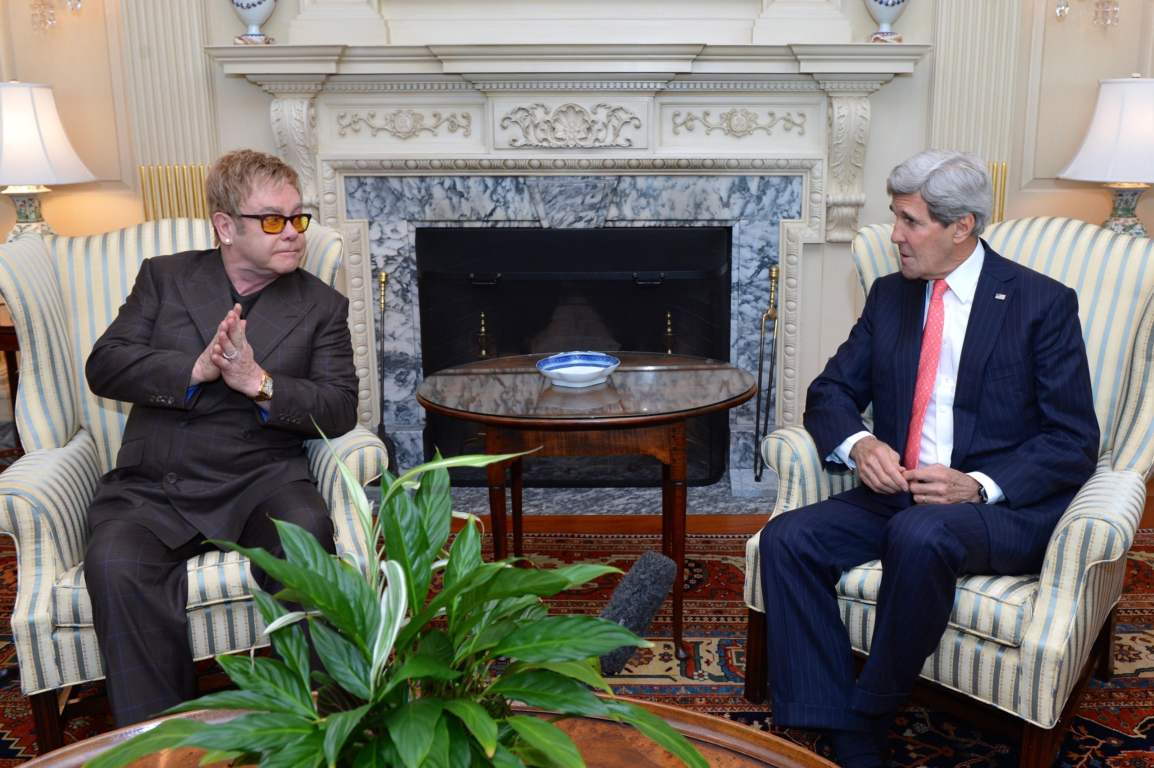 Moment image for Discussed AIDS Relief with John Kerry