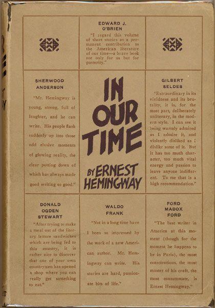 Moment image for Publishing 1925 Edition of 'In Our Time' 