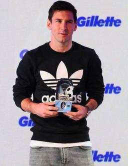 Messi as Global Brand Ambassador for Gillette