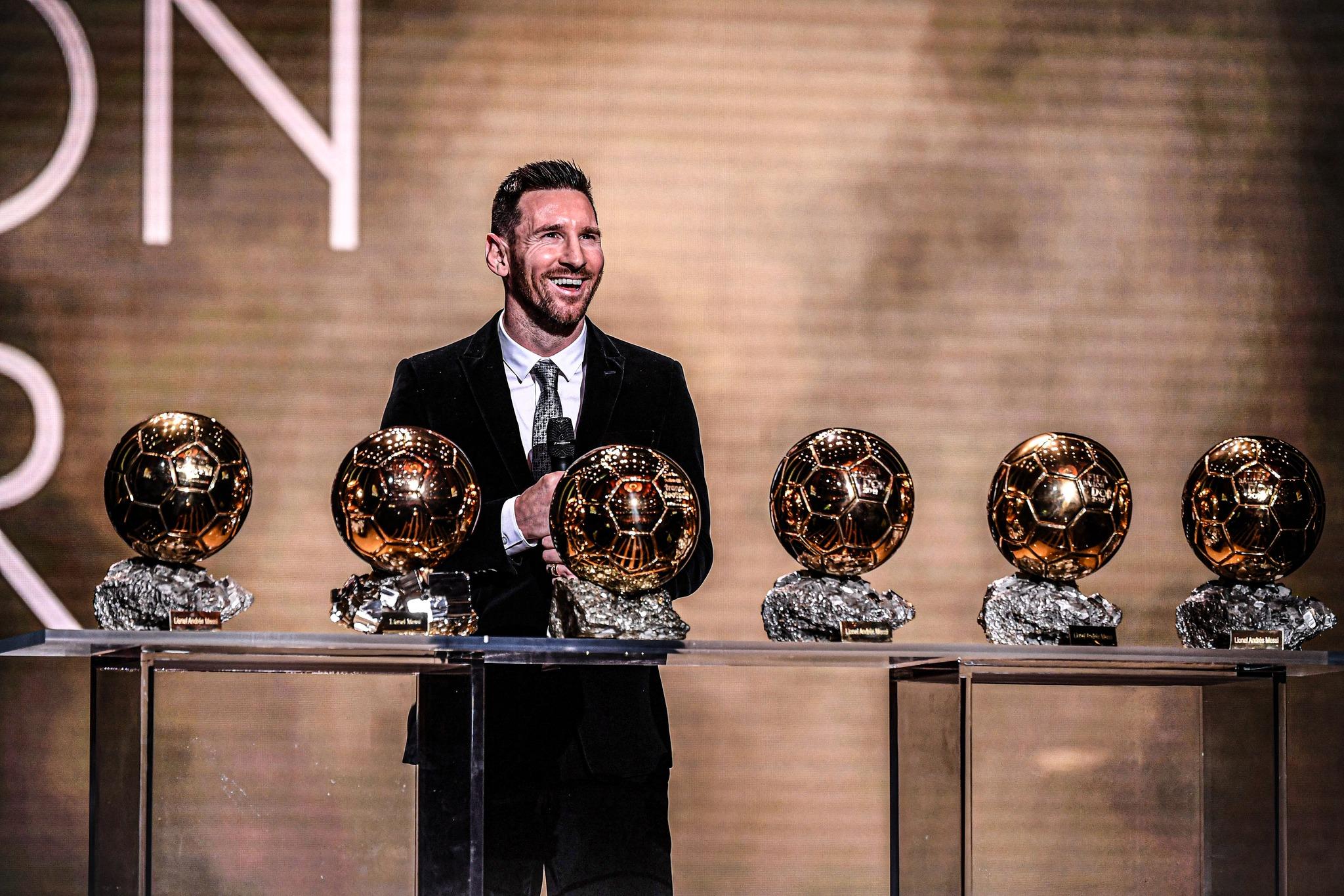 Moment image for Messi Wins Sixth Ballon d'Or