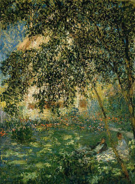 Moment image for Monet's 'Le Repos Dans Le Jardin Argenteuil' Stolen in WWII Art Heist