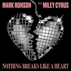Moment image for Miley Cyrus and Mark Ronson's "Nothing Breaks Like a Heart" resonates globally with powerful collaboration.