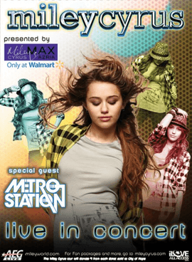 Moment image for Miley Cyrus' Wonder World Tour: Evolution from Teen Idol to Mainstream Music Star