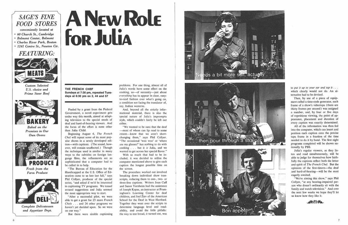 Moment image for  First Program to be Captioned for the Deaf Audience