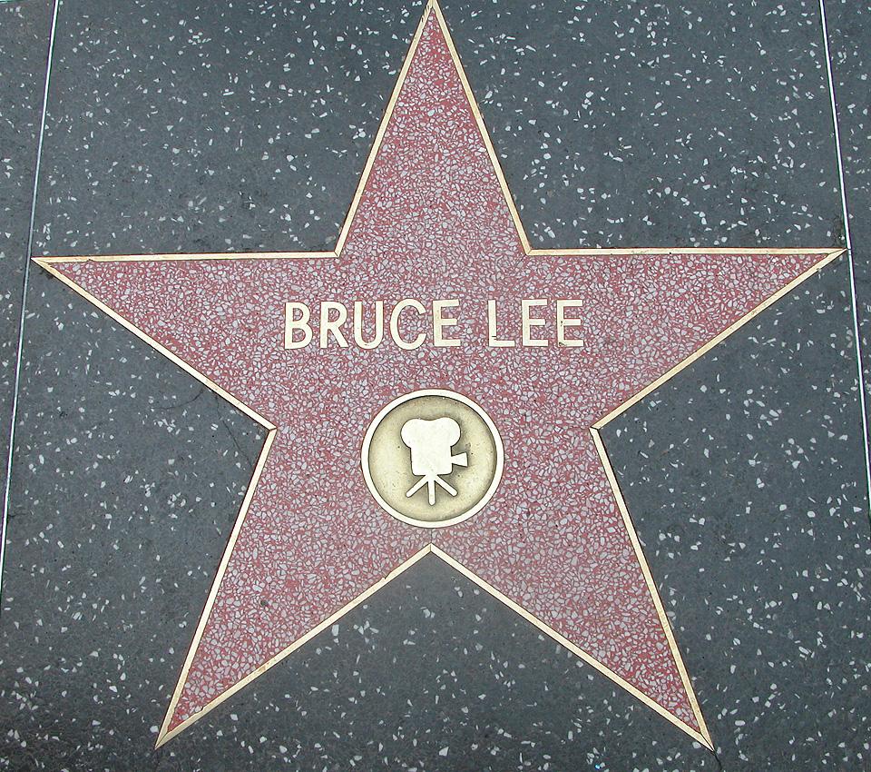 Moment image for Bruce Lee's Star on Hollywood Walk of Fame